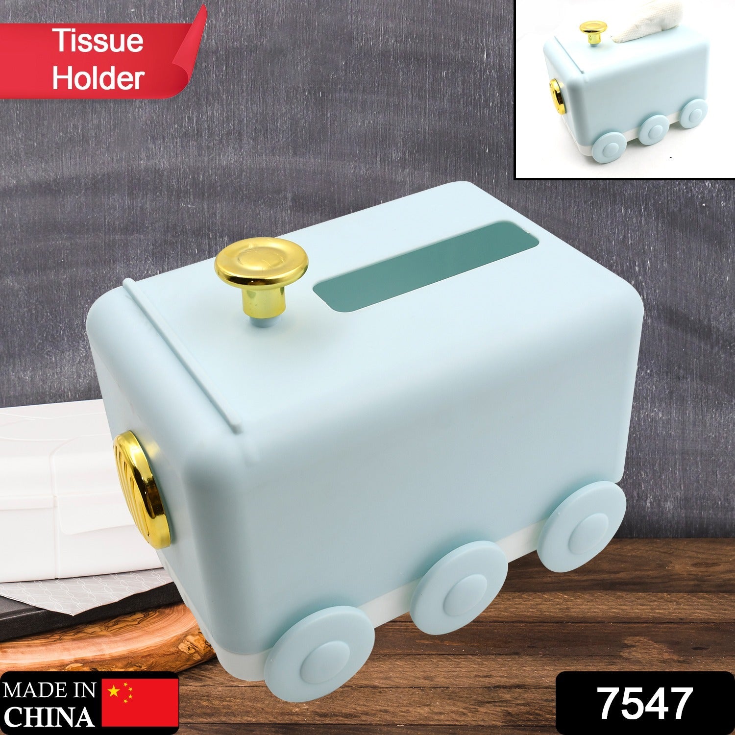 7547 Tissue Paper Holder Unique Train Engine Tissue Storage Box Tissue Paper Holder Box | Tissue Holder Dispenser Organizer for Car Decor & Home Use 7547 Tissue Paper Holder Unique Train Engine Tissue Storage Box Tissue Paper Holder Box | Tissue Holder Dispenser Organizer for Car Decor & Home Use
